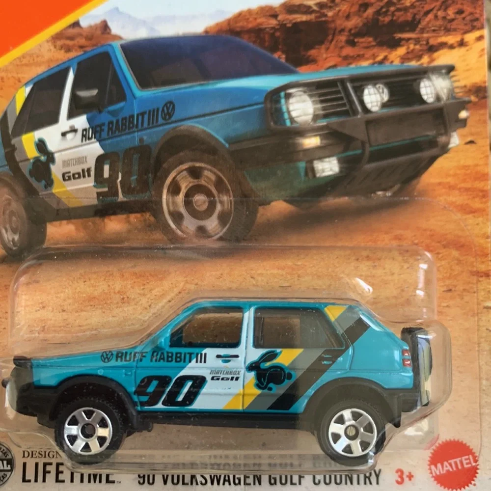 1990 Volkswagen Golf Country German VW Rabbit Matchbox 90s Blue Car MBX 2025 🆕